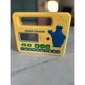 Vintage 1985 Fisher Price Sesame Street Cookie Monster Electronic Cookie Counter